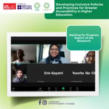 Progress Report of the the Research on Developing Inclusive Policies and Practices for Greater Accessibility in Higher Education